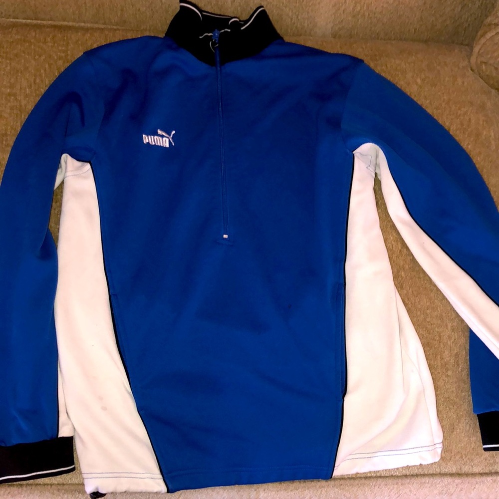 Puma 3/4 zip Sweater size S